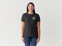 ACB Damen T-Shirt Cross Black XS