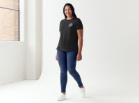 ACB Damen T-Shirt Cross Black XXL